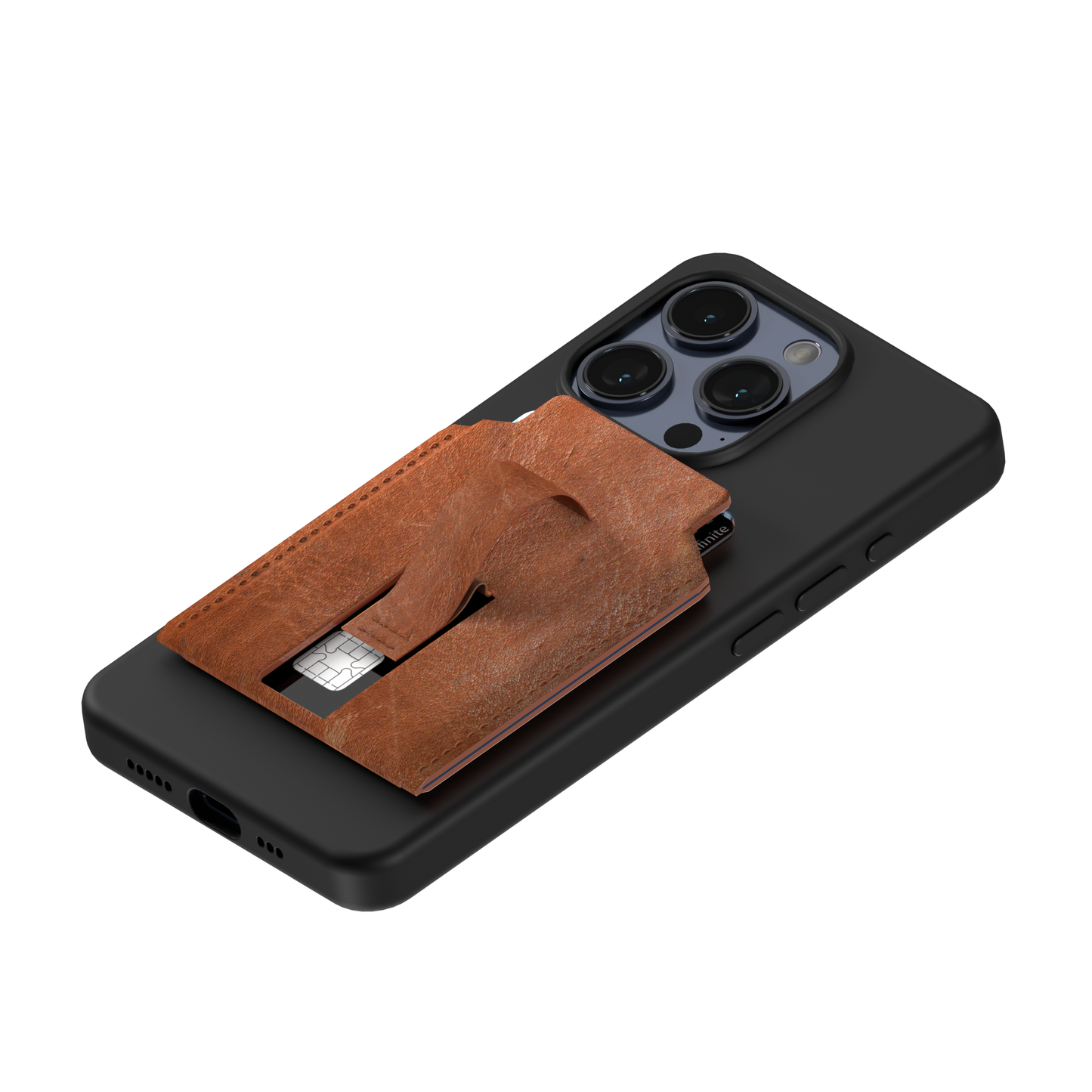 iPhone 15 Pro with wallet | MBC15P-BKS1