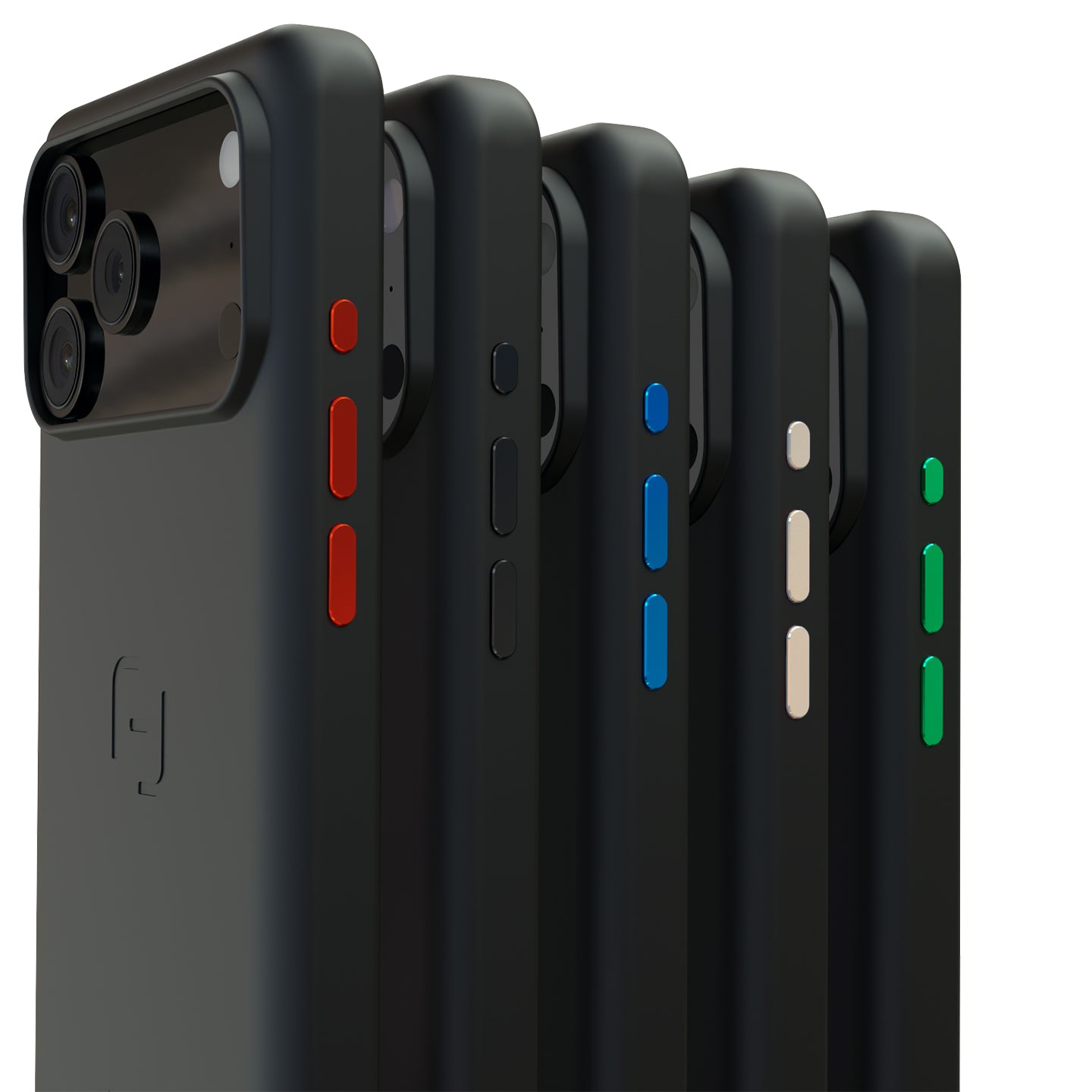 Paquete de botones universales de aluminio