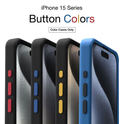 iPhone 15 Series color case buttons | BTN-15BK-X4
