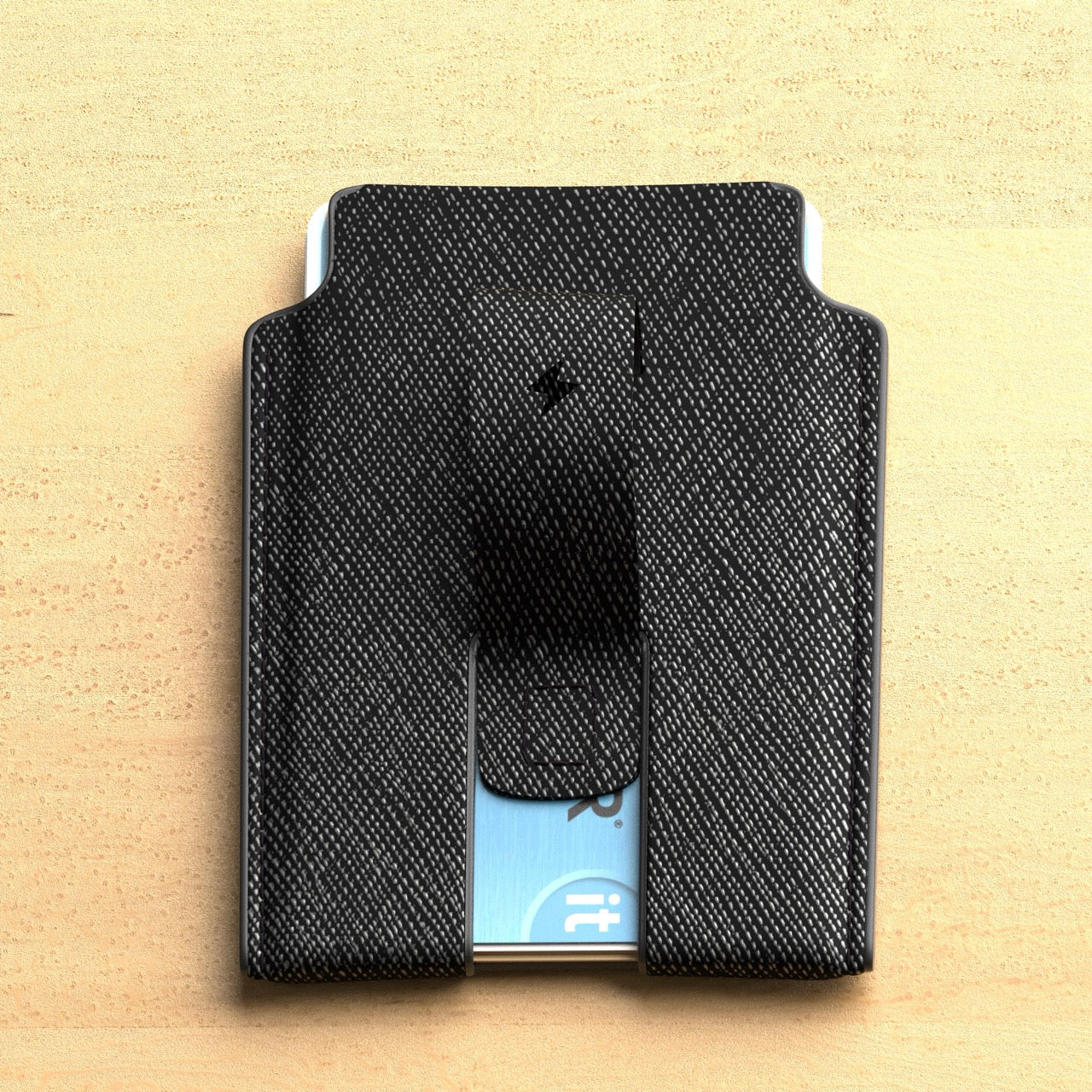 MagBak Wallet front view | FMWLT-SBK