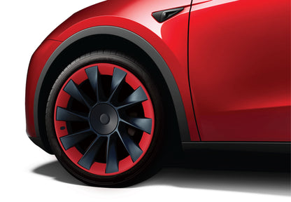 Red Model Y with Induction wheel with Red RimCase | RPTMY20I-RD