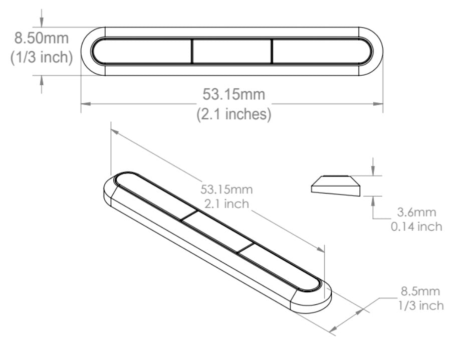 MagStick dimensions