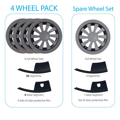 Induction RimCase 4 Wheel Pack and Spare wheel set box contents | RPTMY20I-22X4,RPTMY20I-RDX4