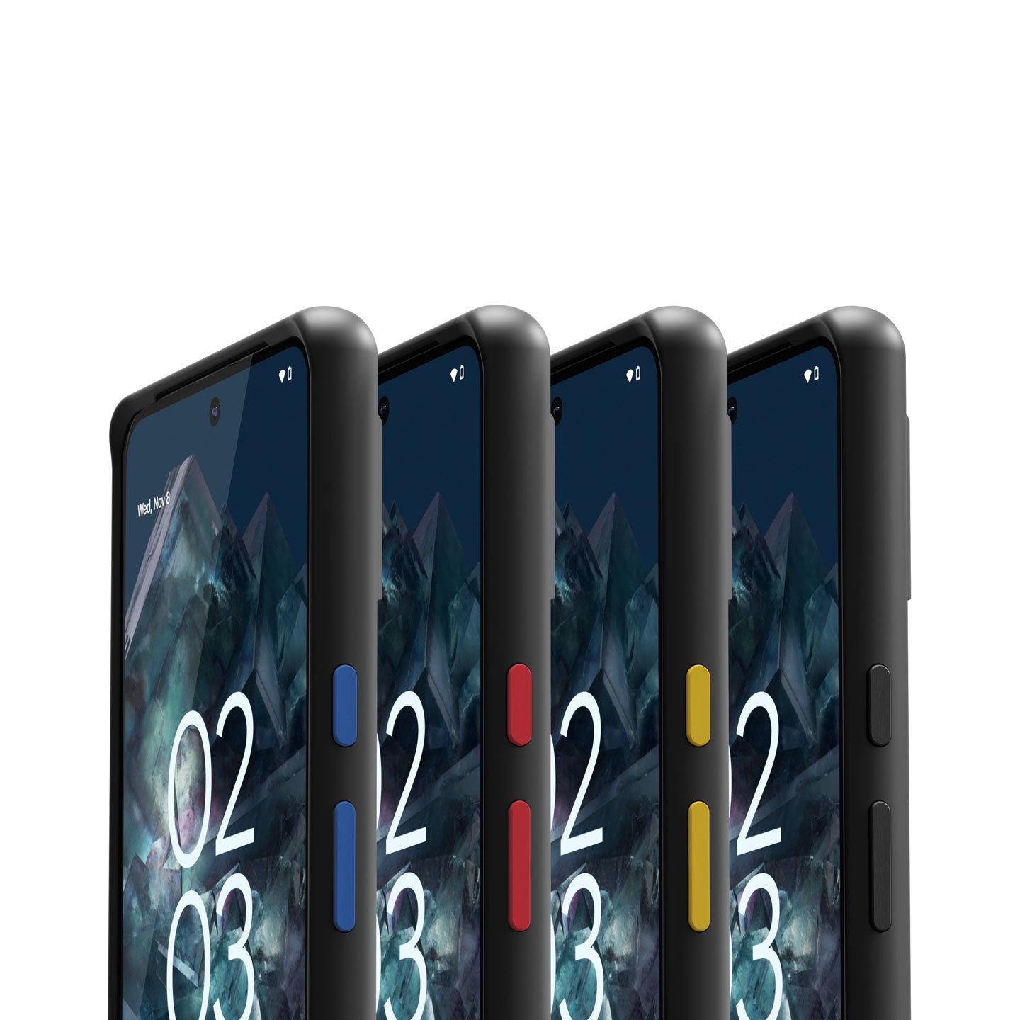 Google Pixel 8 Button colors front