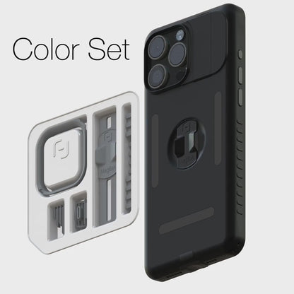 Accent color pack light gray on black case | ACC16E-LG,EC16M-BK,EC16P-BK