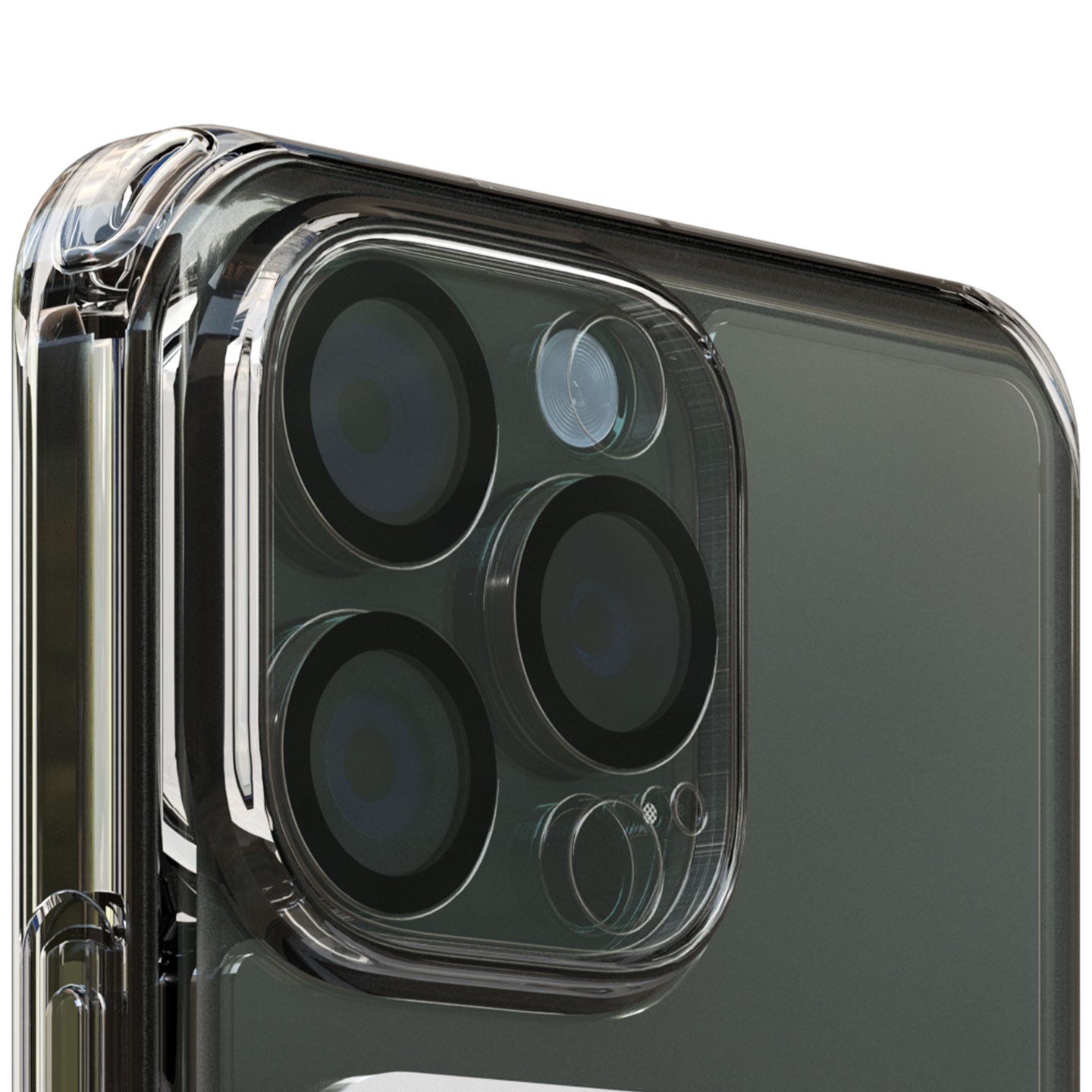 Lens Protector for iPhone Pro Max clear case installed | LP16M