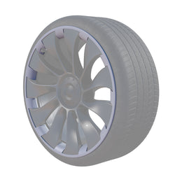 White RimCase Model Y Uberturbine highlight | RPTMY21U-WTX4, RPTMY21U-WTX5, RPTMY21U-WTX5