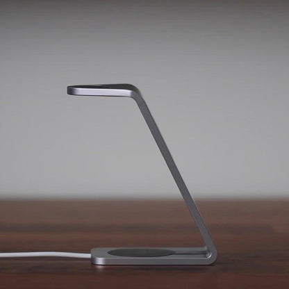 MultiCharger side view putting on iPhone, Apple Watch, and Airpods | MBQIML-DGUS