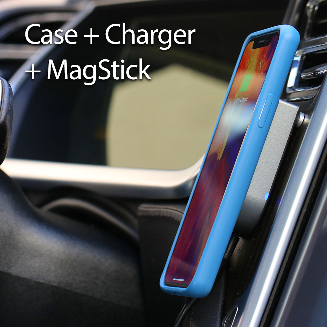 Cargador inalámbrico MagBak - Incluye adaptador USB para coche 