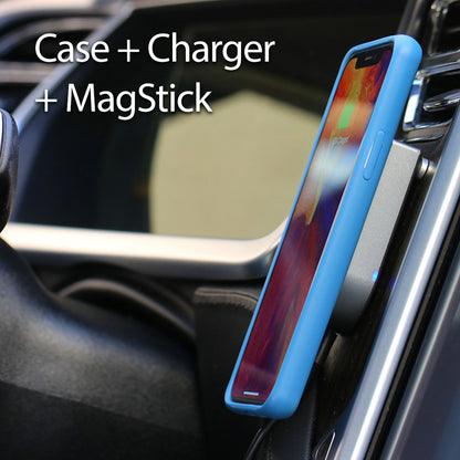 Cargador inalámbrico MagBak - Incluye adaptador USB para coche 
