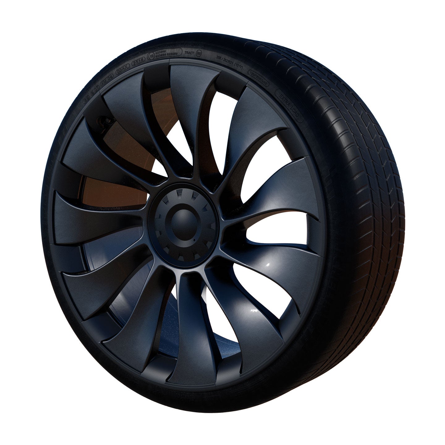 Angled view of Uberturbine wheel with RimCase | RPTMY21U-22X4,RPTM320U-22X4