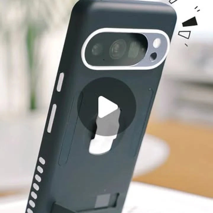 Buu Ngo demonstrating the MagBak Elite Case for Google Pixel 10